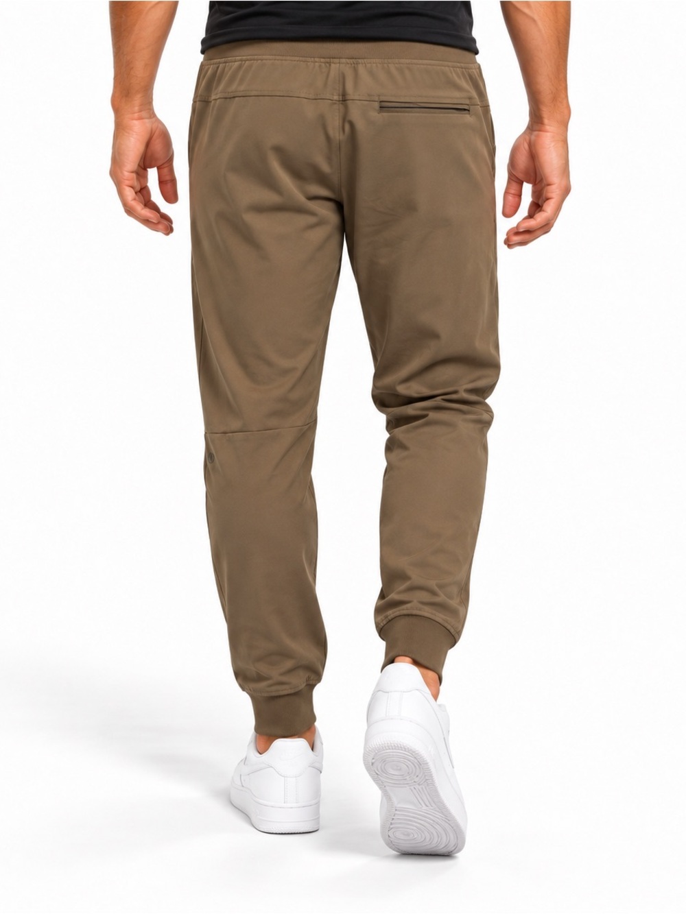 Lululemon ABC Warpstreme Joggers Men’s Medium Khaki Brown Stretch Athletic Pants - Picture 3 of 9